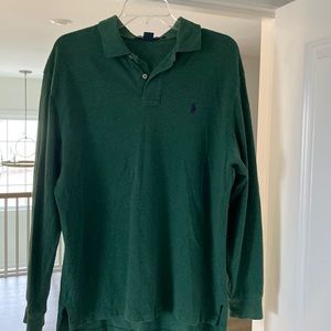 Ralph Lauren long sleeve green polo
